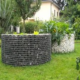 Gabion 벽 조경
